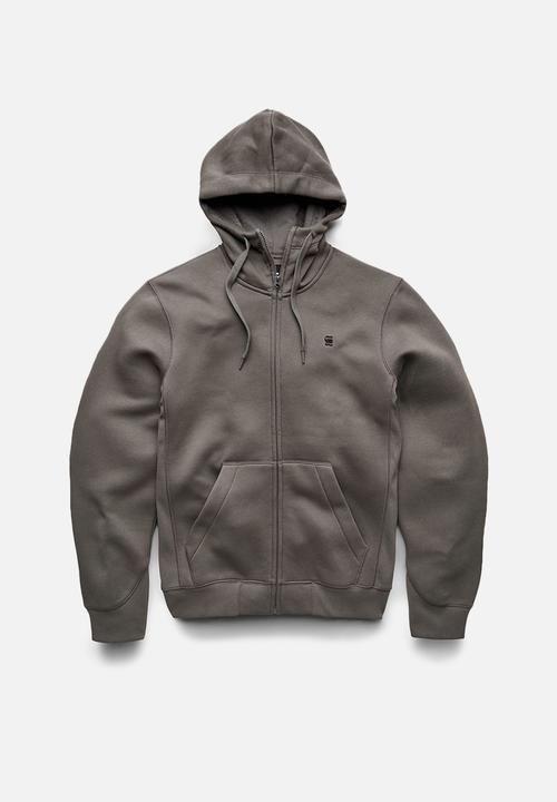 G-STAR - Premium core hoodie - granite