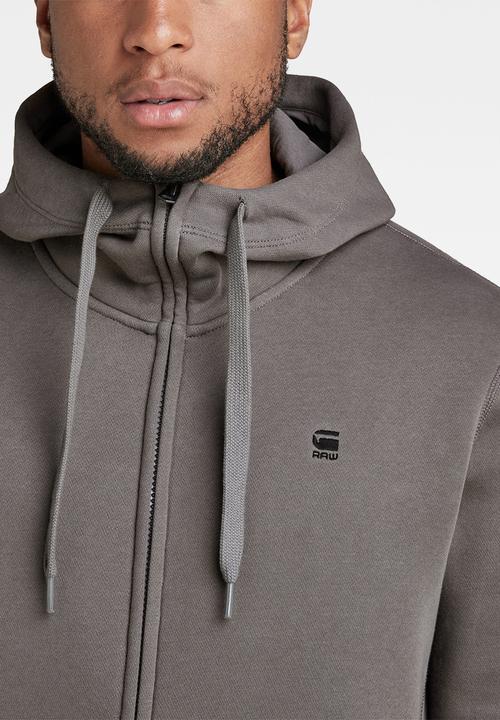G-STAR - Premium core hoodie - granite