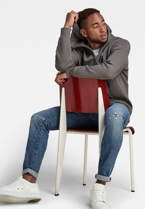 G-STAR - Premium core hoodie - granite