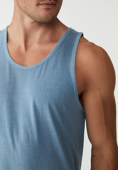 Cotton On - Vacation tank - chalk blue washed
