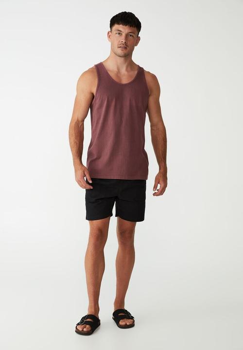 Cotton On - Vacation tank - aged wine washed