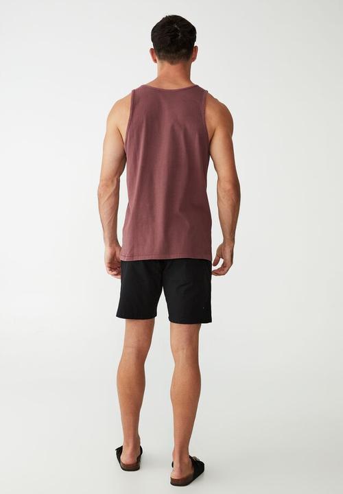 Cotton On - Vacation tank - aged wine washed