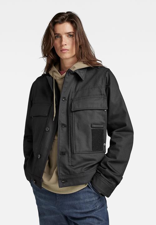 G-STAR - Utility flap pocket jacket - pitch black