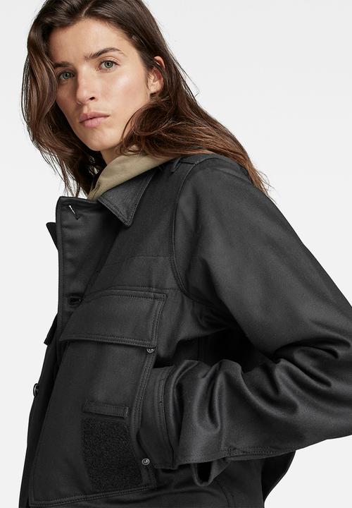 G-STAR - Utility flap pocket jacket - pitch black
