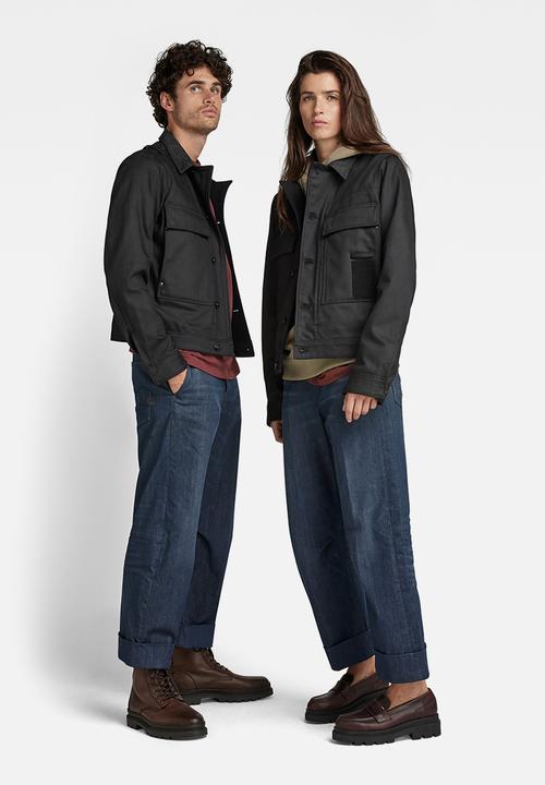 G-STAR - Utility flap pocket jacket - pitch black