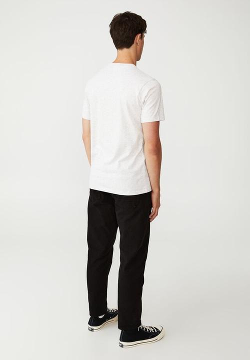 Cotton On - Tbar souvenir T-shirt - white marle/joshua tree