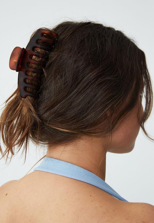 Rubi - Rachel hair claw - matte tort