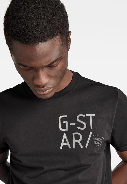 G-STAR - Lash small graphic r t - dk black