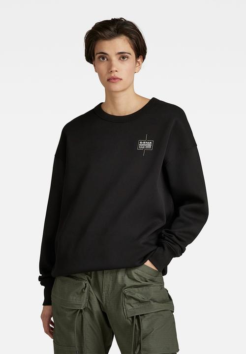 G-STAR - Unisex core oversized r sw - dk black