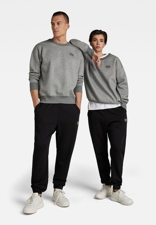 G-STAR - Unisex core oversized r sw - medium grey htr