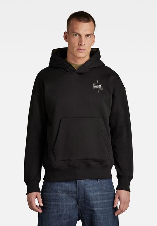 G-STAR - Unisex core oversized hdd sw - dk black
