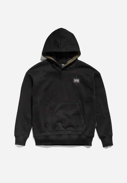 G-STAR - Unisex core oversized hdd sw - dk black