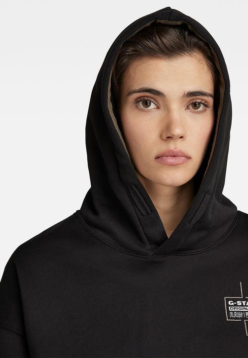 G-STAR - Unisex core oversized hdd sw - dk black