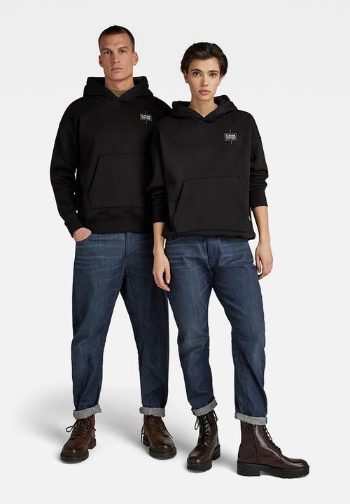 G-STAR - Unisex core oversized hdd sw - dk black