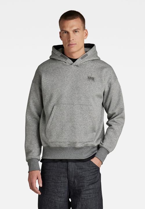 G-STAR - Unisex core oversized hdd sw - medium grey htr