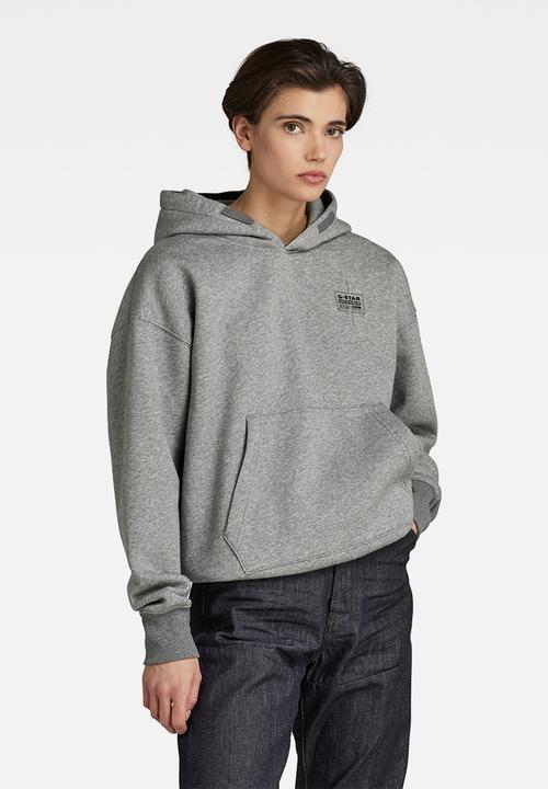 G-STAR - Unisex core oversized hdd sw - medium grey htr