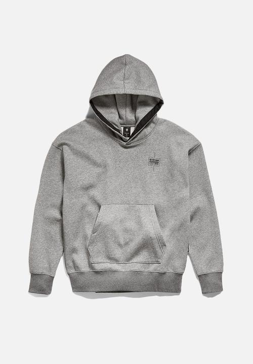 G-STAR - Unisex core oversized hdd sw - medium grey htr