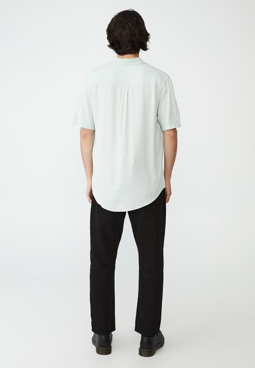 Cotton On - Cuban short sleeve shirt - cool mint