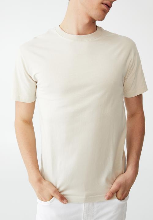 Cotton On - Organic loose fit T-shirt - bone