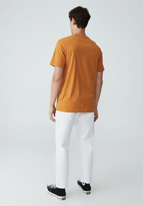 Cotton On - Tbar cny T-shirt - buckskin gold/bamboo tiger