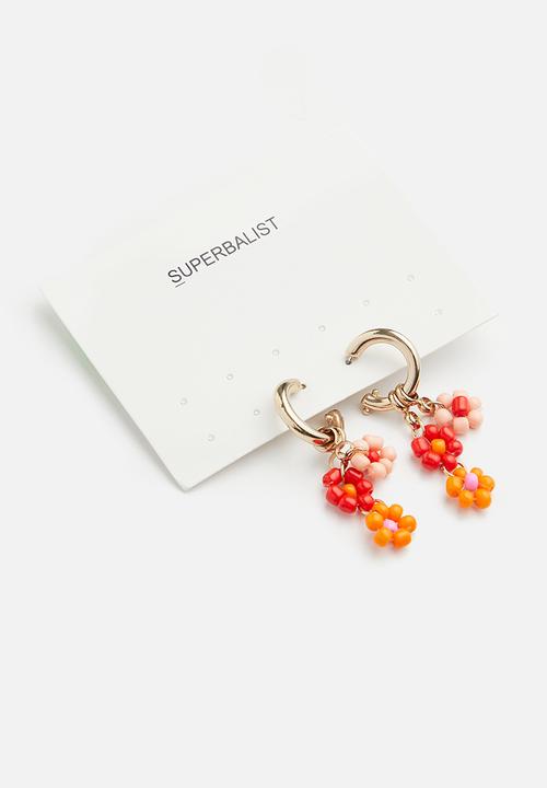 Superbalist - Flower charmed earrings - multi
