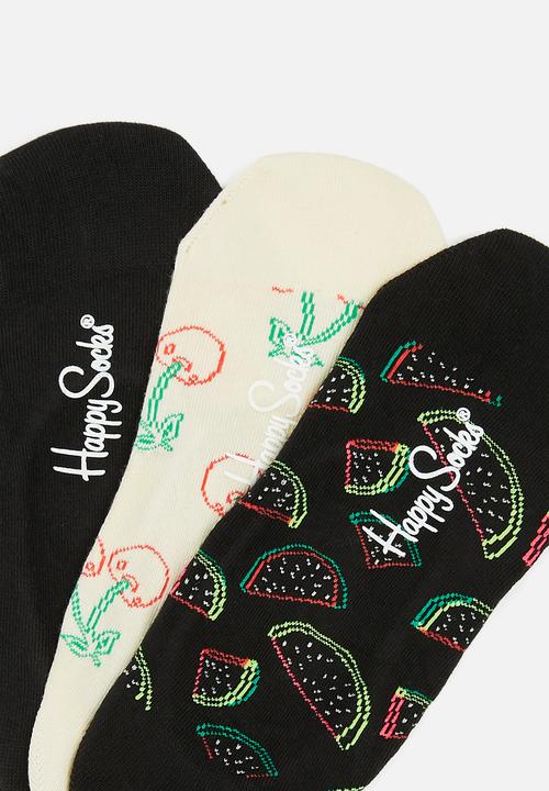 Happy Socks - 3-pack watermelon liner socks - multi 