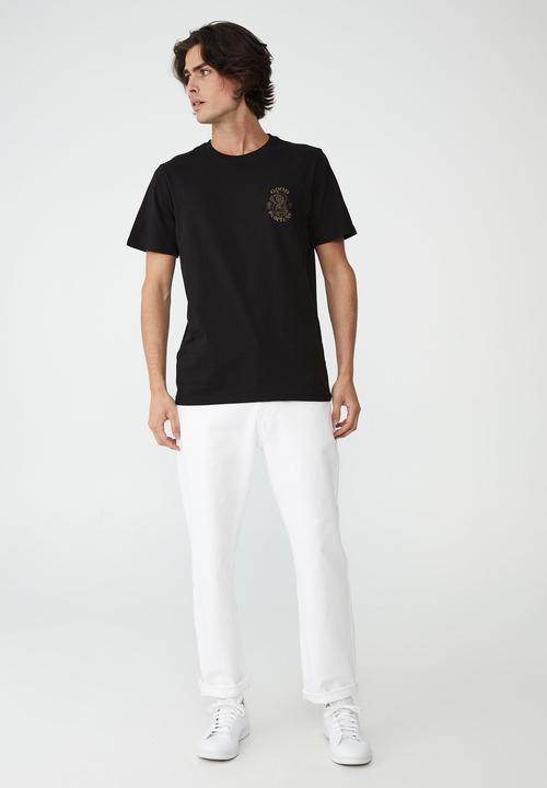 Cotton On - Tbar cny t-shirt - black/lucky tiger