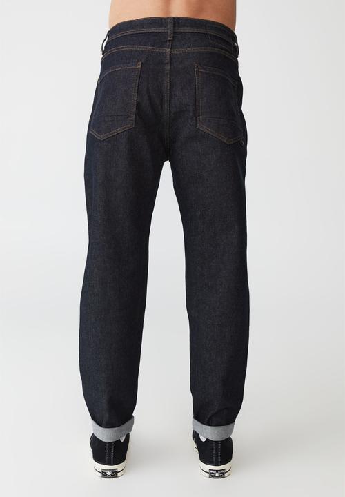 Cotton On - Relaxed tapered jean - rinsed indigo