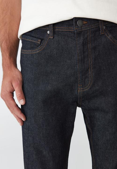 Cotton On - Relaxed tapered jean - rinsed indigo