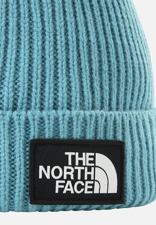 The North Face - Tnf logo box cuffed beanie - storm blue