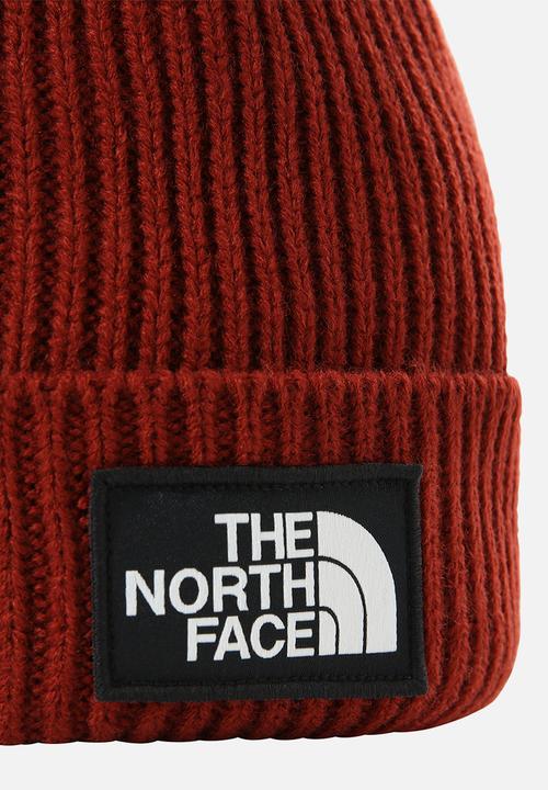 The North Face - Tnf logo box cuffed beanie - brick house red