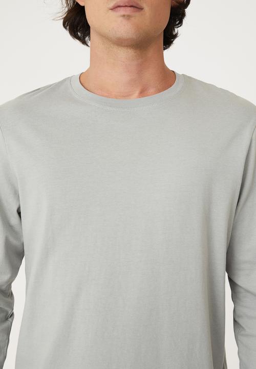 Cotton On - Organic long sleeve T-shirt - blue haze