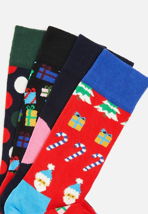 Happy Socks - 4-Pack gift bonanza socks gift set - multi 