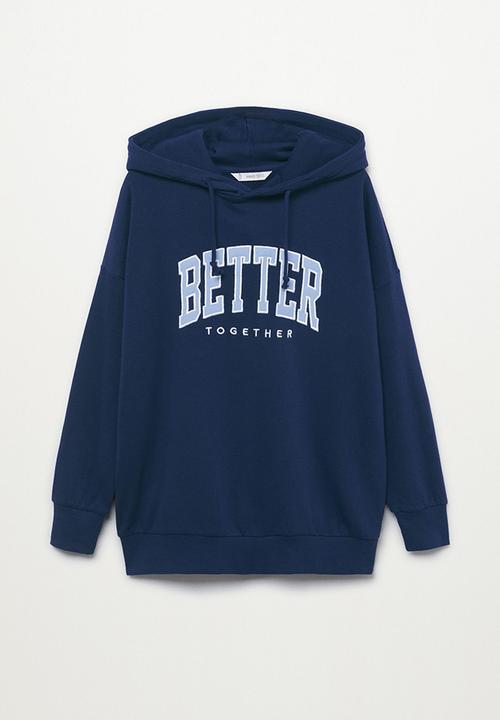MANGO - Sweatshirt over - navy