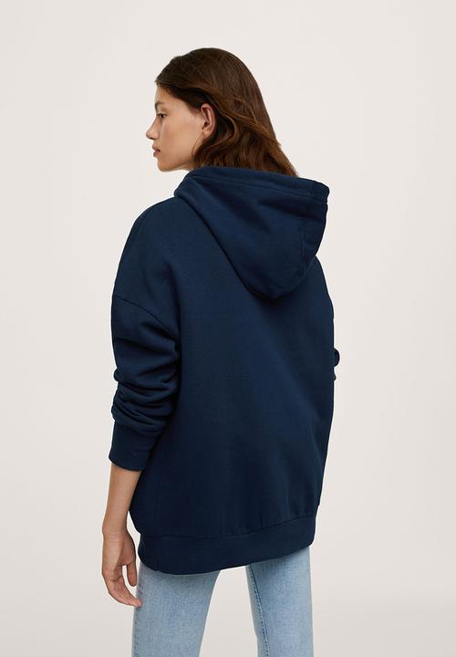 MANGO - Sweatshirt over - navy