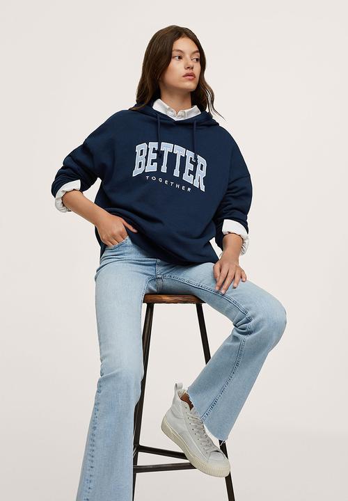 MANGO - Sweatshirt over - navy