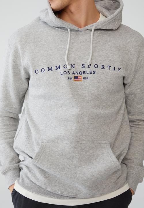 Cotton On - Graphic fleece pullover - light grey marle