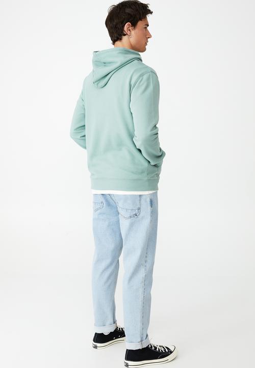 Cotton On - Essential fleece pullover - washed teal