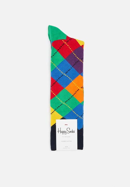 Happy Socks - Argyle king size sock - multi 