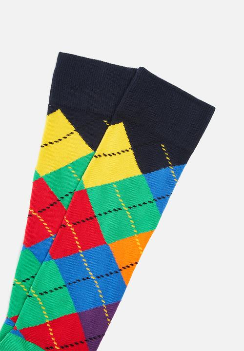 Happy Socks - Argyle king size sock - multi 