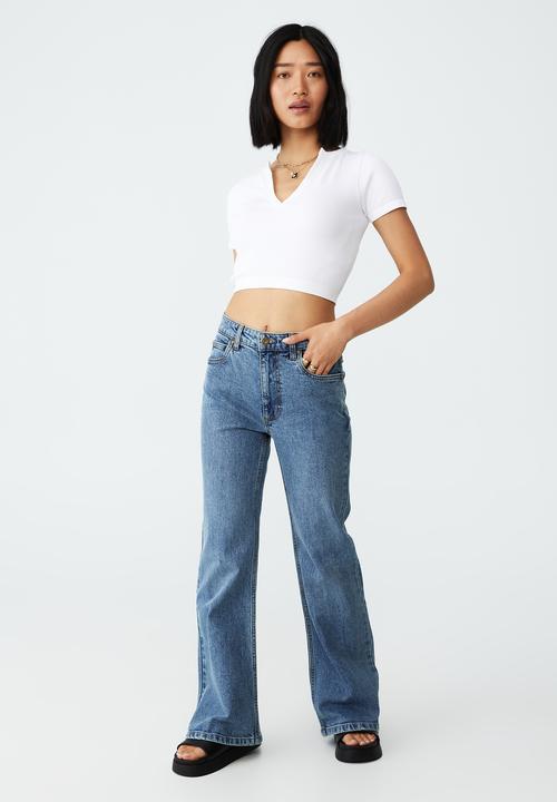 Cotton On - Petite flare jean - reef blue