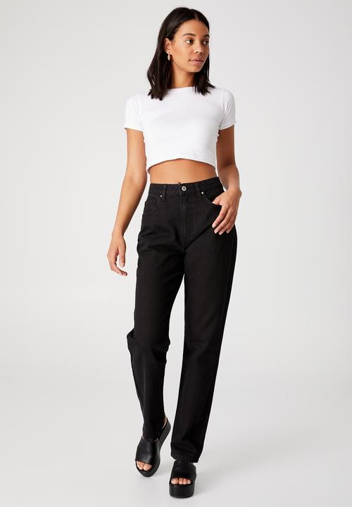 Cotton On - Micro baby crop tee - white