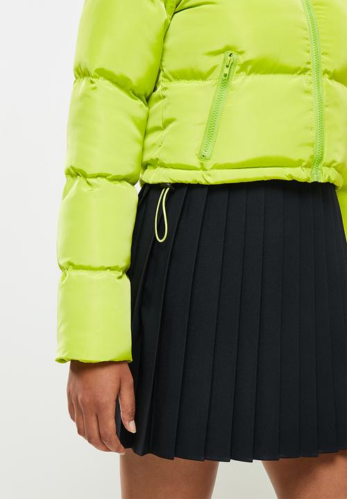 dailyfriday - Crop puffer - lime