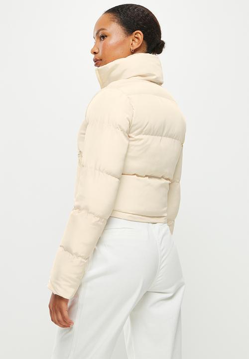 dailyfriday - Crop puffer - ecru