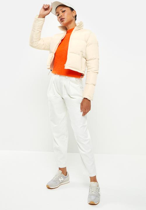dailyfriday - Crop puffer - ecru