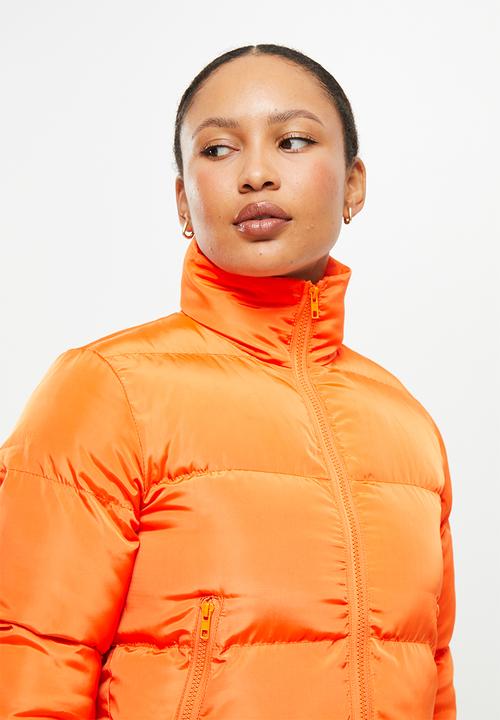 dailyfriday - Crop puffer - orange