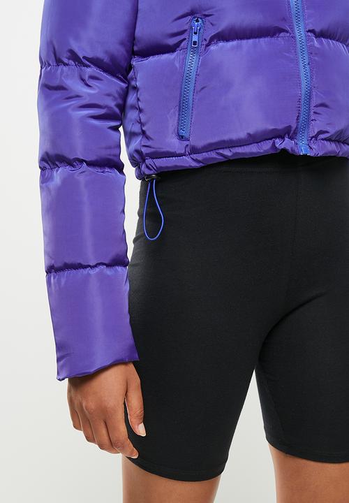 dailyfriday - Crop puffer - cobalt