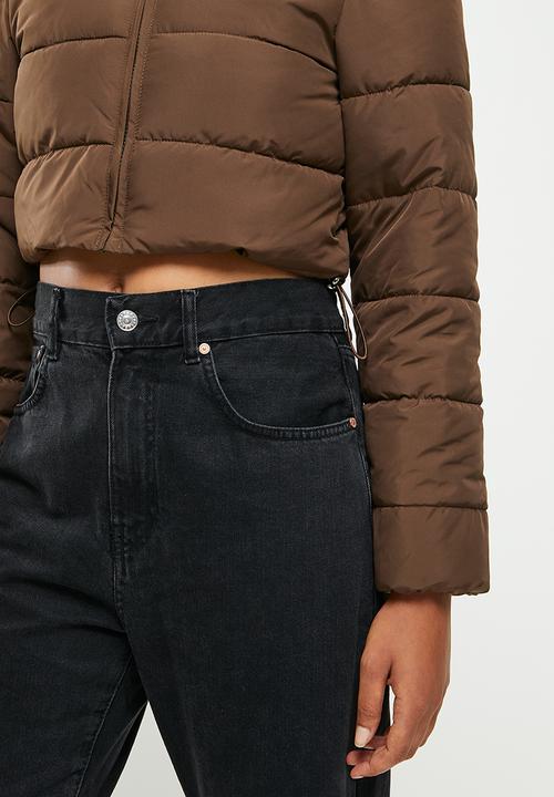 dailyfriday - Crop puffer - chocolate