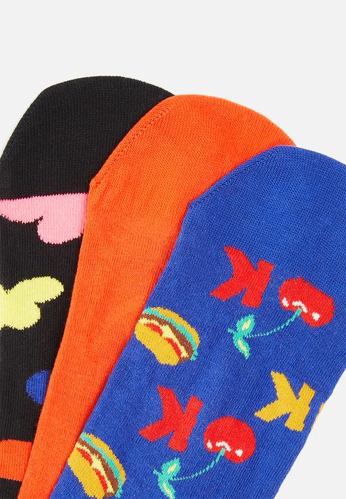 Happy Socks - 3-pack its ok liner socks - multi 