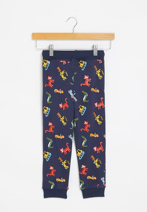 Pop Candy - All over printed jogger - navy